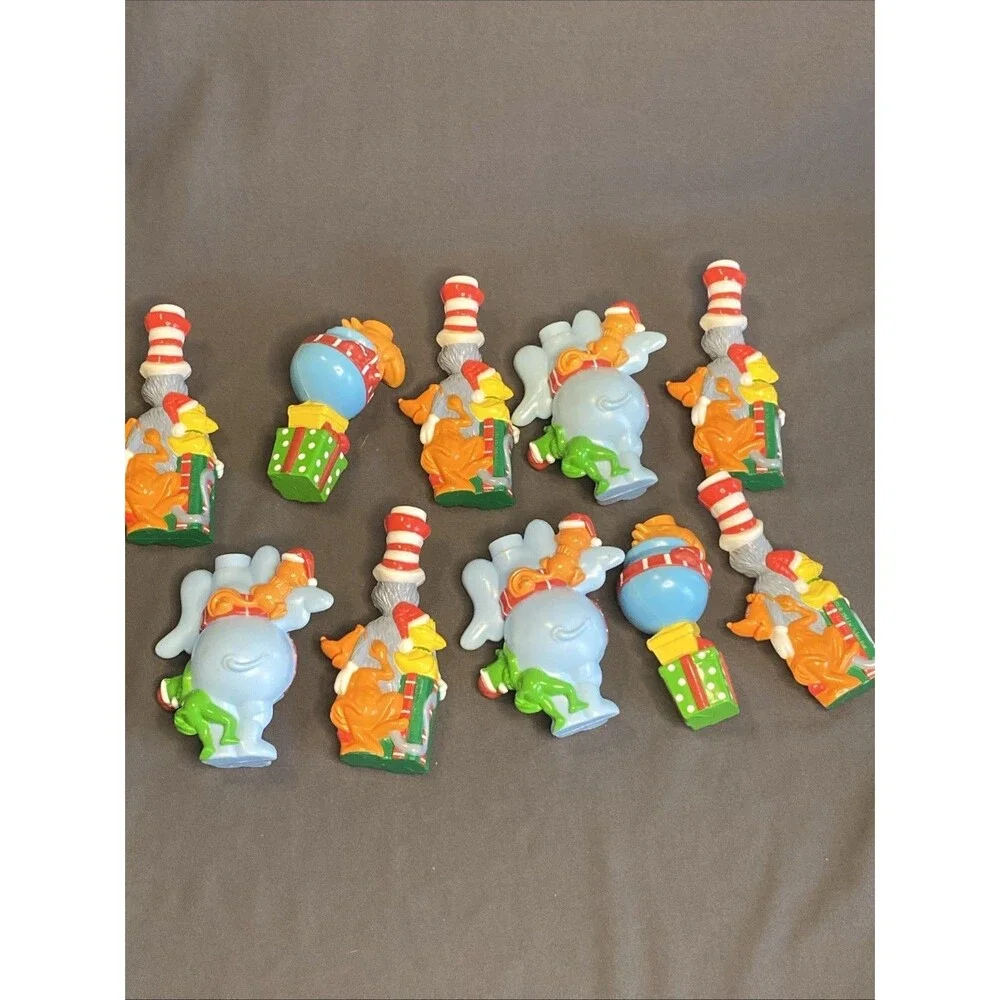 10 Cat In The Hat Dr. Seuss Christmas Holiday Light Strand Covers Colorful